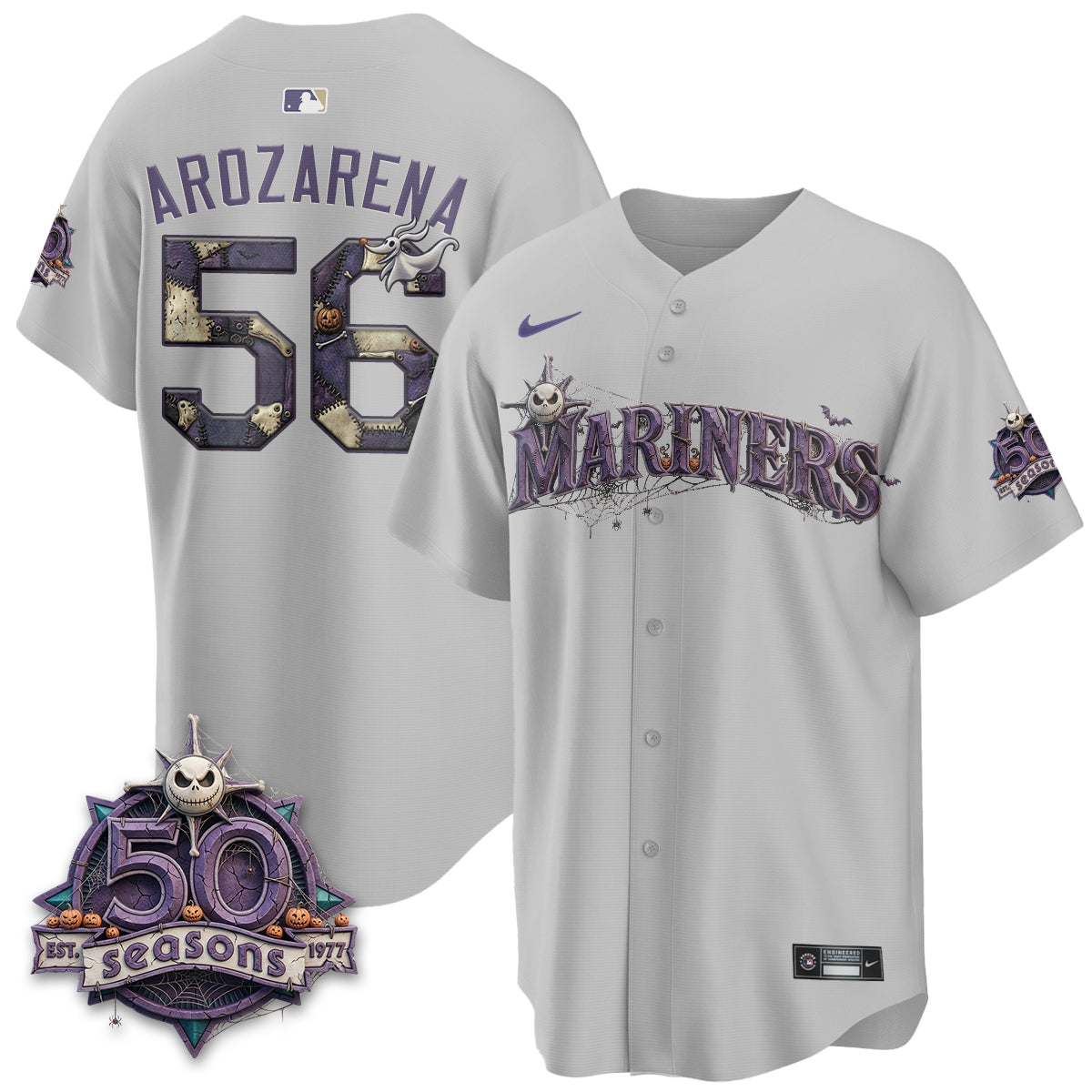 Seattle Mariners Nightmare Edition Vapor Limited Jersey - Printed