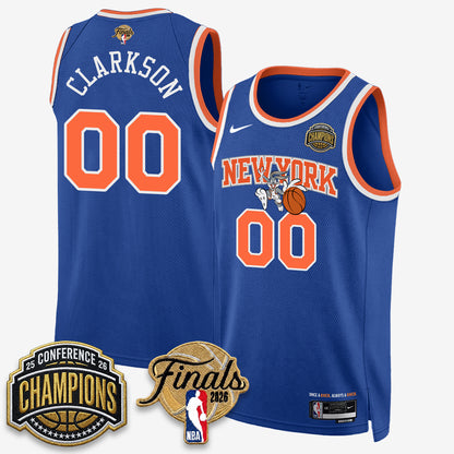 New York Knicks 2026 NBA Eastern Conference Champions x Looney Tunes Vapor Jersey V2- Stitched