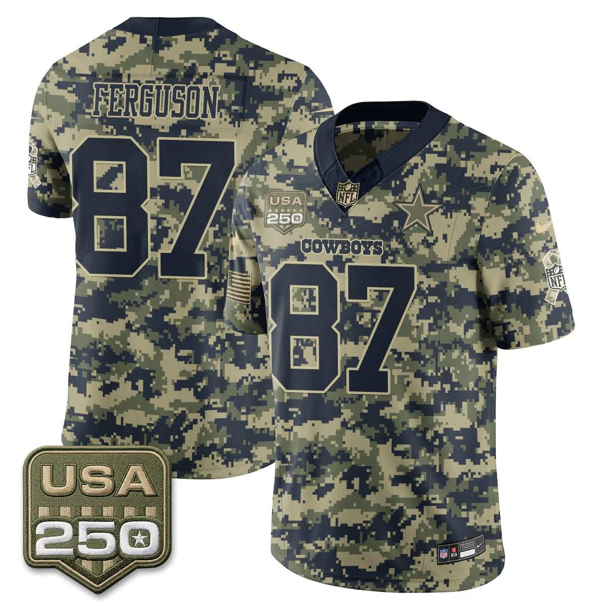 Dallas Cowboys 2026 Salute to Service Edition Vapor Jersey - Stitched