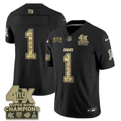 New York Giants 2026 Salute To Service V2 Vapor Jersey - Stitched-NQD