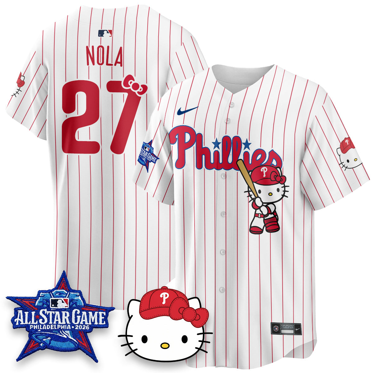 PHI x Meow Kitty Vapor Limited Blue Jersey- Stitched