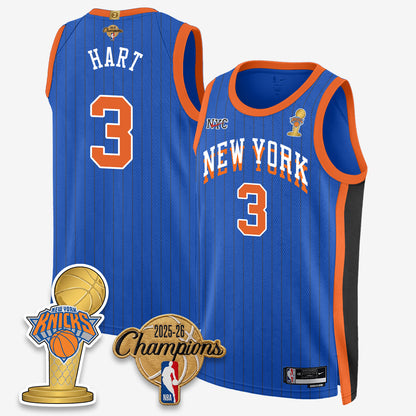 New York Knicks 2026 Basketball Champions Vapor Jersey - Stitched