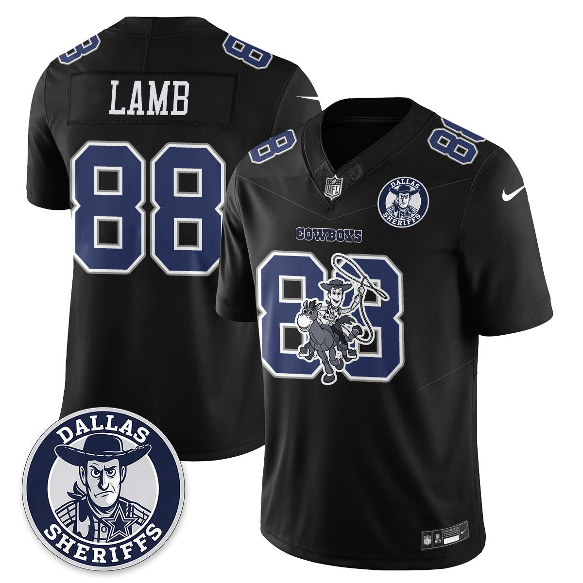 Dallas Cowboys x Toy Cowboy Edition Vapor Jersey - Stitched