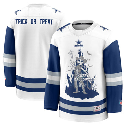 Dallas Cowboys x Nightmare Halloween 2026 Edition Hockey Jersey - Printed