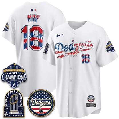 Los Angeles Dodgers Americana 2026 Vapor Limited Jersey - Stitched