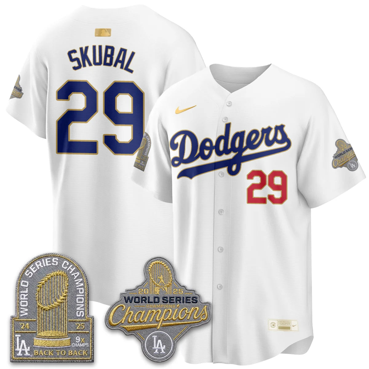 LAD Gold Collection Welcome No.29 Black Gold Jersey - Stitched
