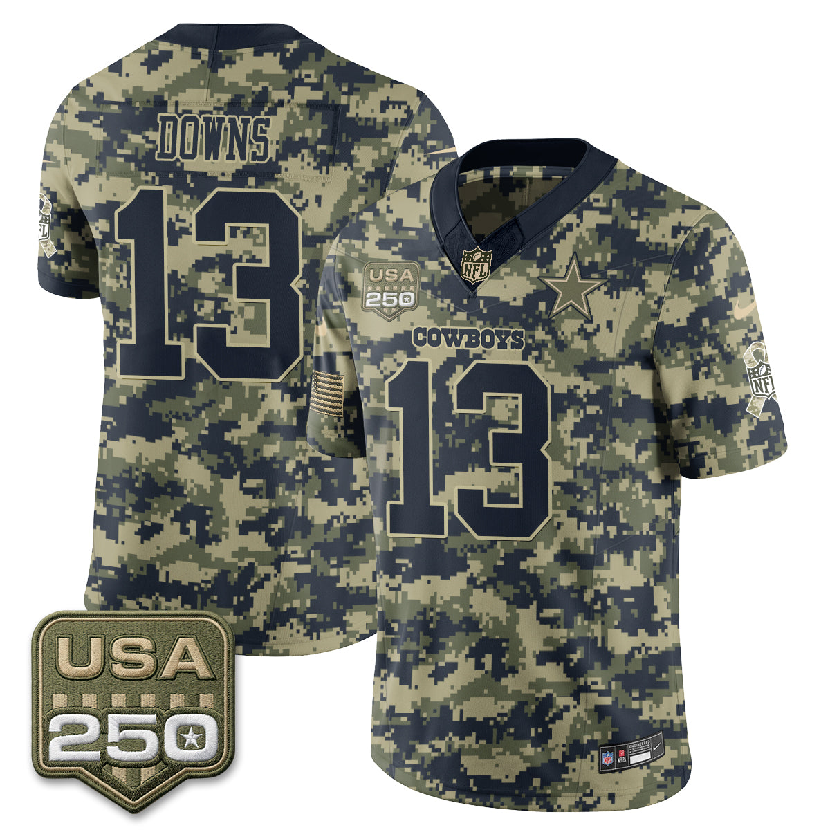 Dallas Cowboys 2026 Salute to Service Edition Vapor Jersey - Stitched