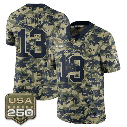 Dallas Cowboys 2026 Salute to Service Edition Vapor Jersey - Stitched