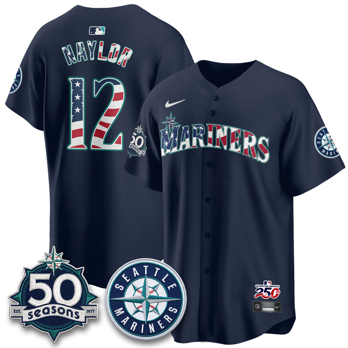 Seattle Mariners Americana 2026 Vapor Limited Jersey - Stitched