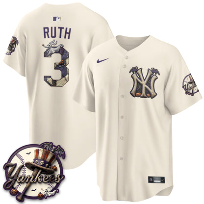 New York Yankees Nightmare Edition Vapor Jersey - Printed