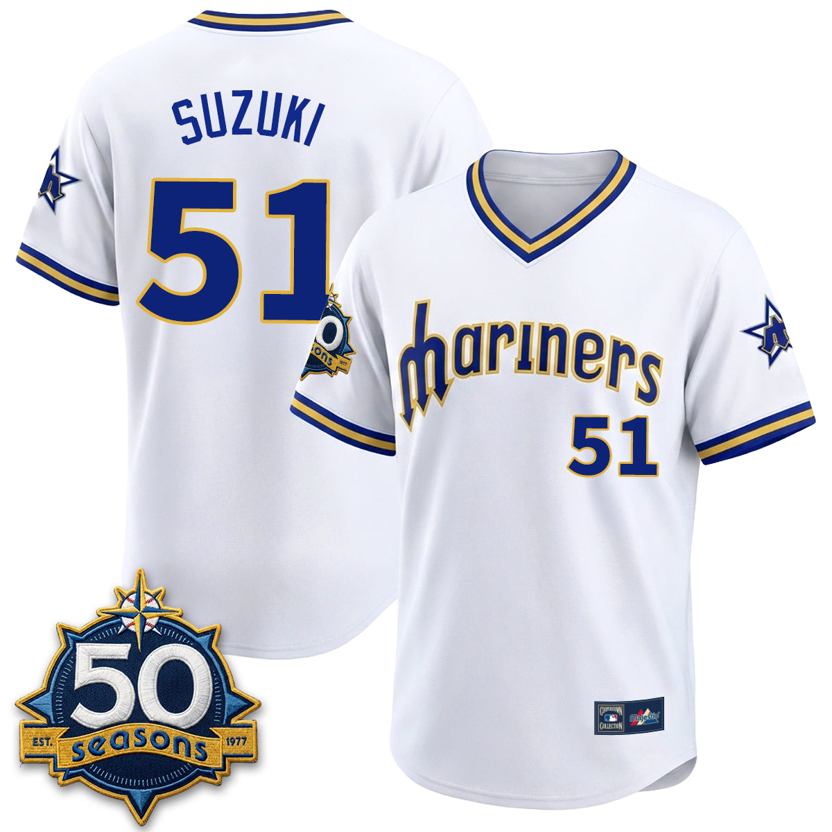 Seattle Mariners "Legacy Edition" Vapor Jersey - Stitched
