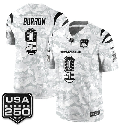 Cincinnati Bengals 2026 Salute to Service Vapor Jersey - Stitched