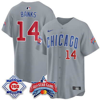 Chicago Cubs 2027 All Star Game Vapor Limited Blue Jersey - Stitched