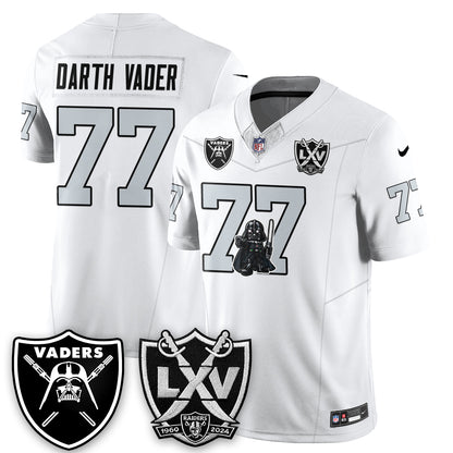 Las Vegas Raiders x Dark Lord Edition Vapor Jersey - Stitched