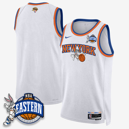 New York Knicks 2026 NBA Finals x Bunny Vapor Jersey - Stitched