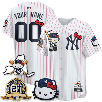 New York Yankees Meow KT 2026 Vapor Limited Custom Jersey - All Stitched