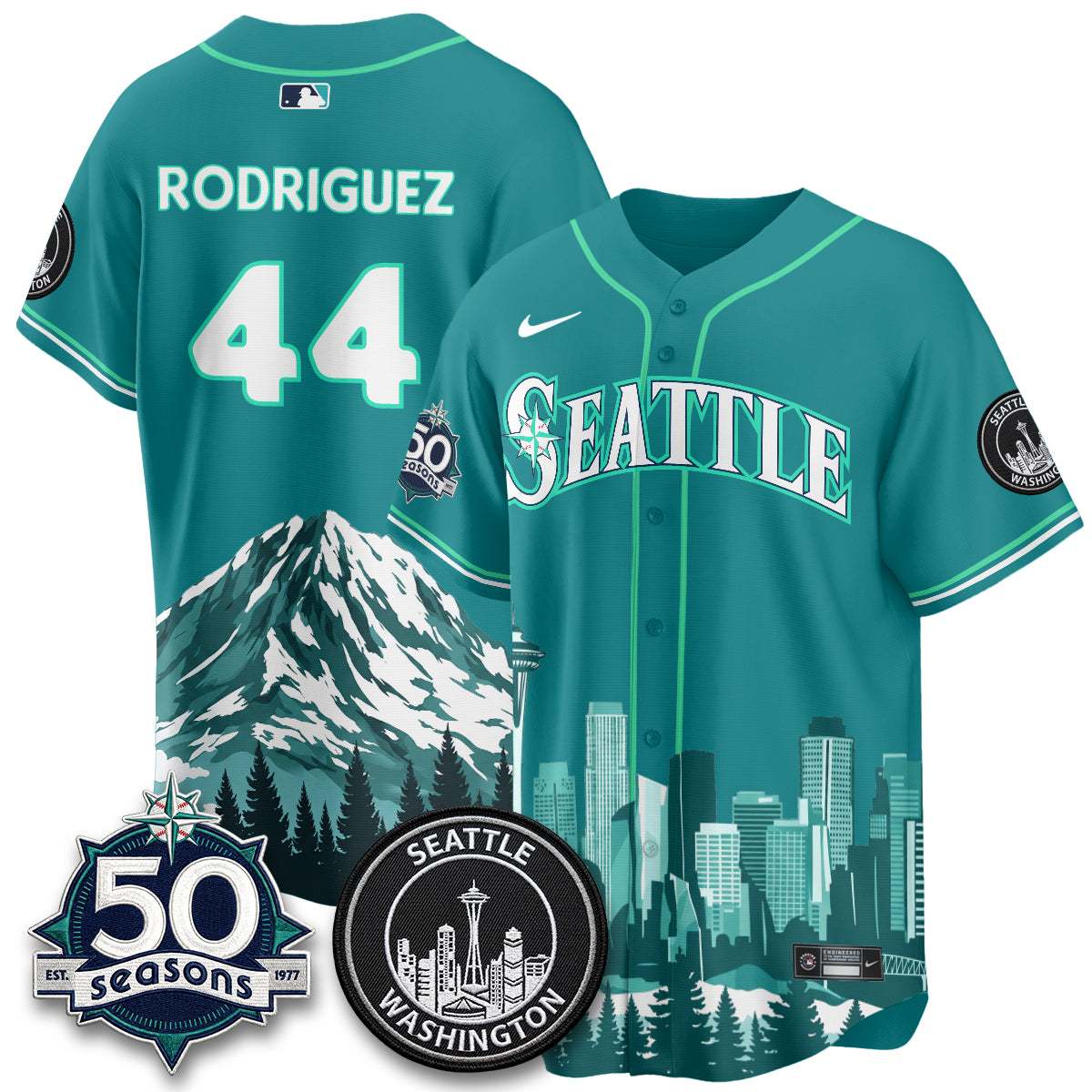 Seattle Mariners City Edition Vapor Jersey - Stitched