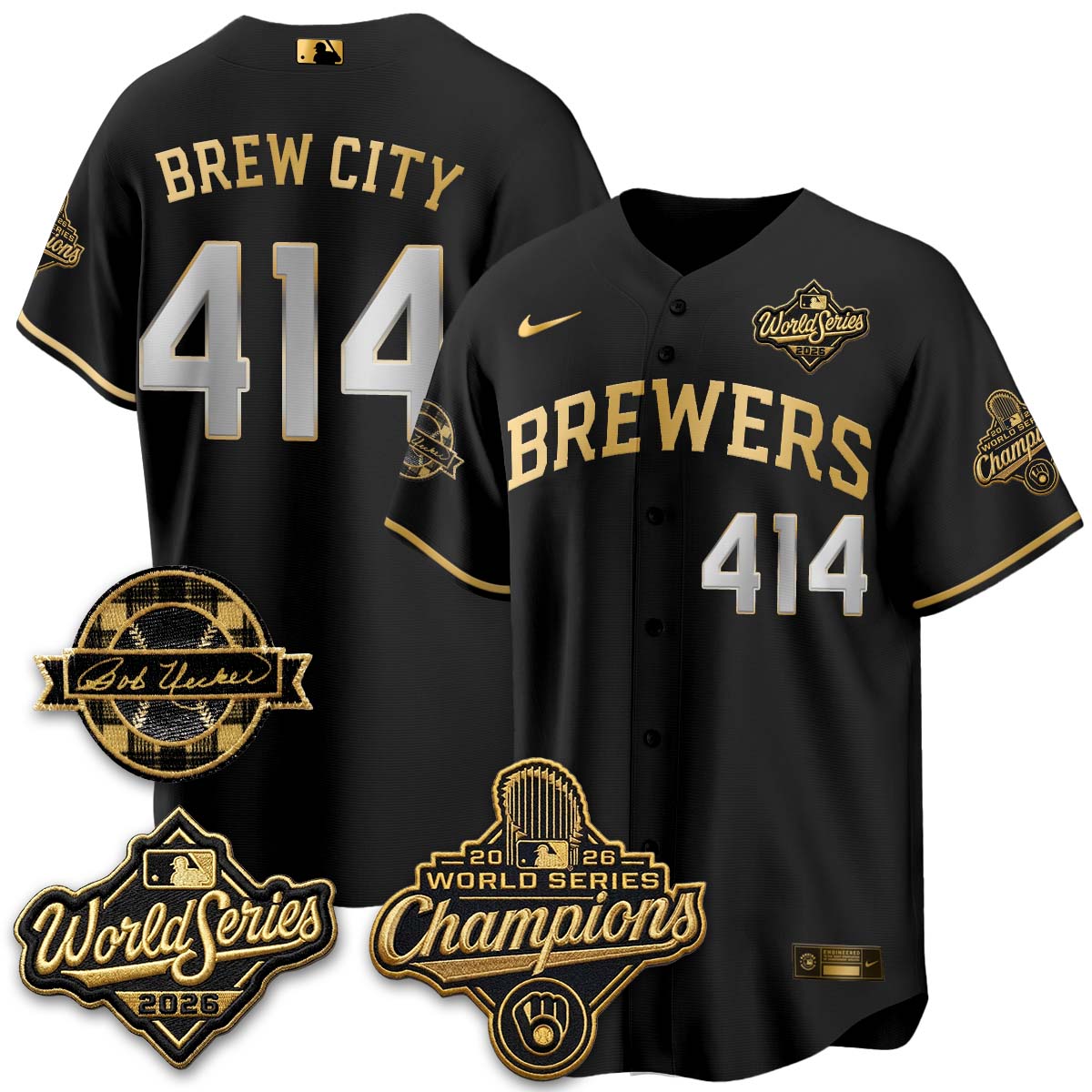 MIL 2026 WS Champions - Bob Patch Vapor Edition - Stitched-NQD (NAV9)
