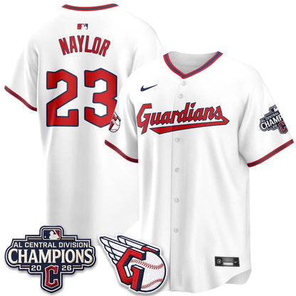 Cleveland Guardians 2026 AL Central Champs Vapor Jersey - Stitched