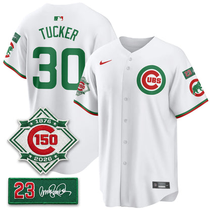 CHC Limited Mexico Jersey - 150th Anniversary + Ryne Sandberg Tribute Patch Stitched