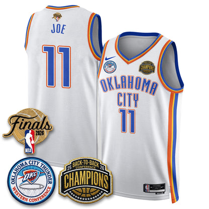 Oklahoma City Thunder 2026 NBA Western Conference Champions Vapor Jersey - Stitched