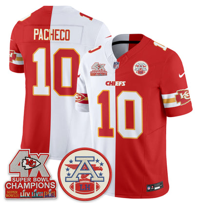 Kansas City Chiefs Split Edition Vapor Jersey - Stitched