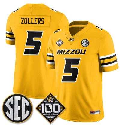 Missouri Tigers 100th Anniversary of Memorial Stadium Vapor Jersey - Stitched