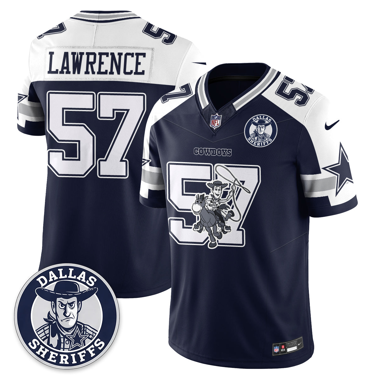 Dallas Cowboys x Toy Cowboy Edition Vapor Jersey - Stitched