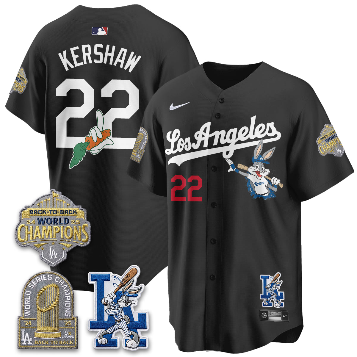 Los Angeles Dodgers Bunny Vapor Limited Jersey - All Stitched