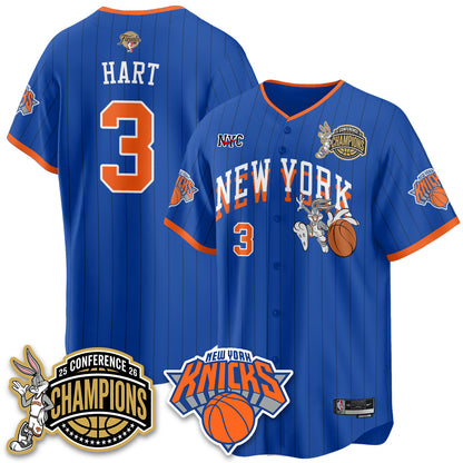 New York Knicks 2026 NBA Finals x Bunny Vapor Jersey V2- Stitched