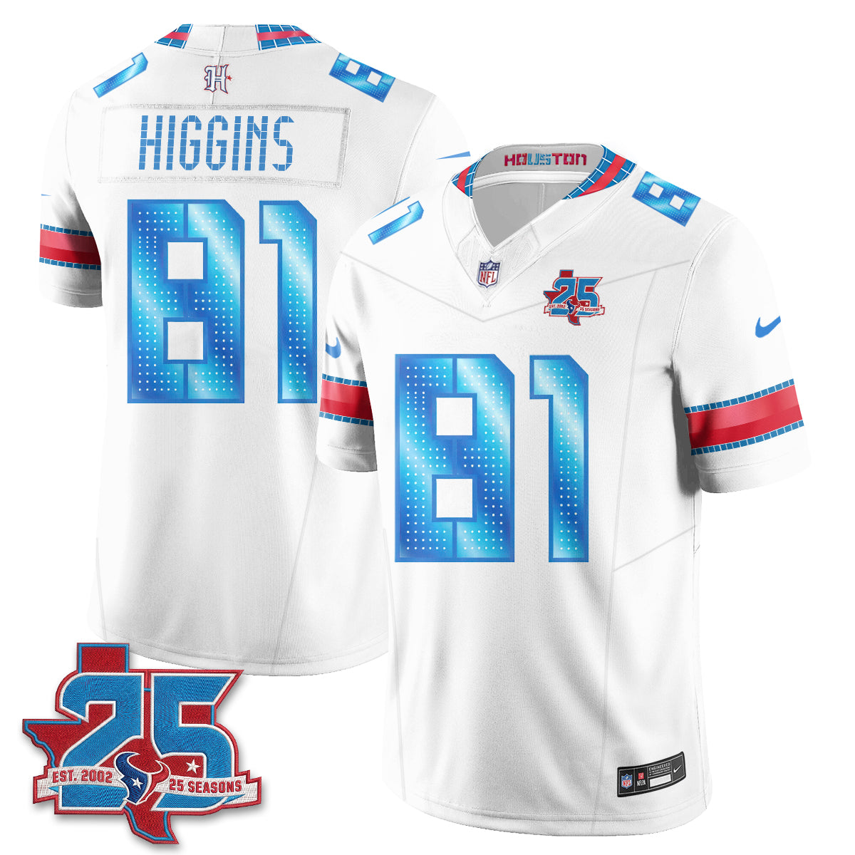 Houston Texans 2026 Rivalries Vapor Jersey - Stitched (7)