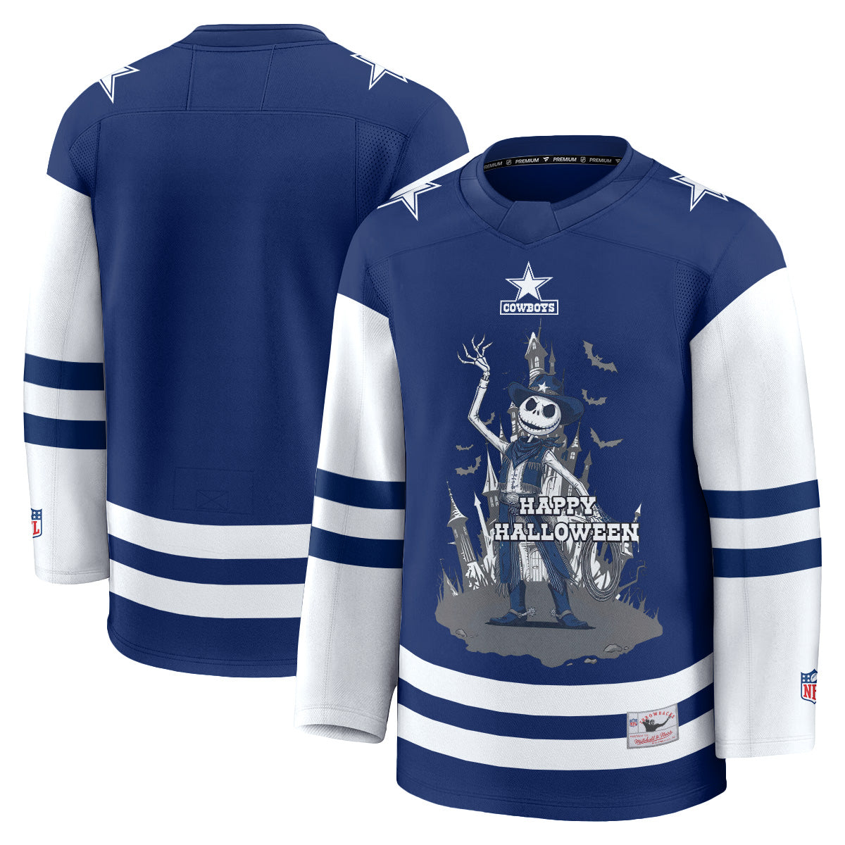 Dallas Cowboys x Nightmare Halloween 2026 Edition Hockey Jersey - Printed