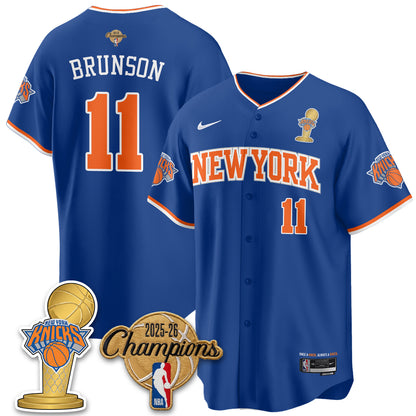New York Knicks 2026 NBA Champions Vapor Jersey - Stitched