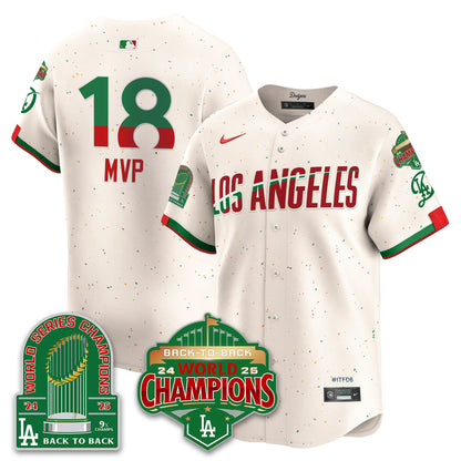 LAD Mexico Vapor Limited Jersey - 9x & B2B Champs - Stitched