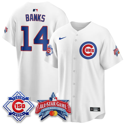 Chicago Cubs 2027 All Star Game Vapor Limited Blue Jersey - Stitched