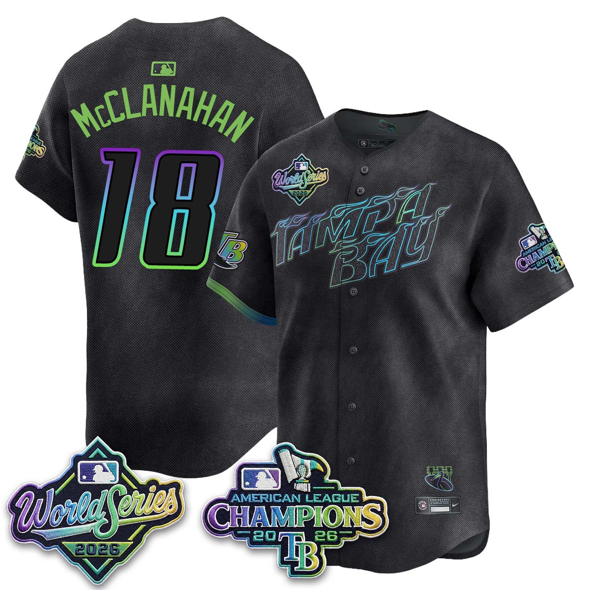 TB 2026 AL Champions Vapor Jersey - Stitched-NQD