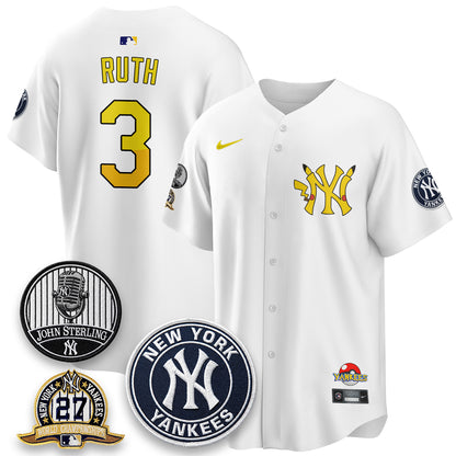 New York Yankees x PKM Cartoon Limited Jersey -  Stitched