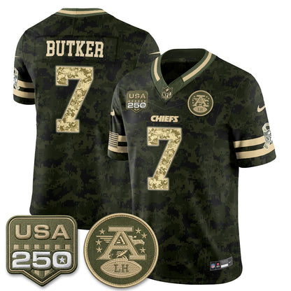 Kansas City Chiefs 2026 Salute to Service Vapor Jersey - Stitched