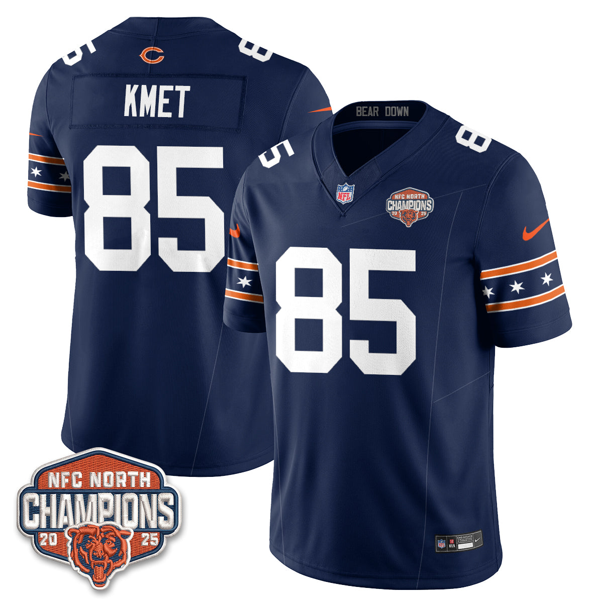 Chicago Bears Fangear Edition Vapor Jersey - Stitched