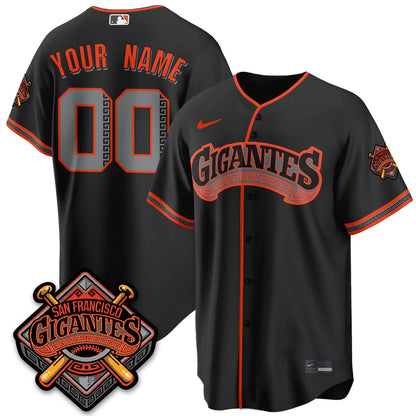 SF GIGANTES Vapor Limited Custom Jersey - Stitched
