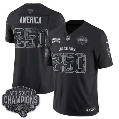 Jacksonville Jaguars 2026 Salute to Service V2 Vapor Jersey - Stitched