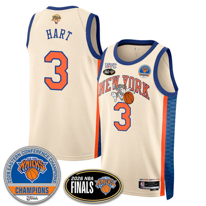 New York Knicks 2026 NBA Eastern Conference Champions x Bunny Vapor Jersey - Stitched