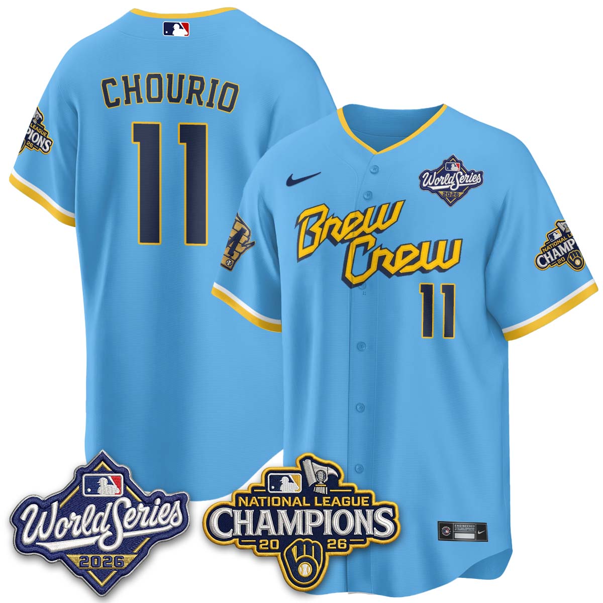 MIL 2026 NL Champions Vapor Jersey - Stitched - NQD