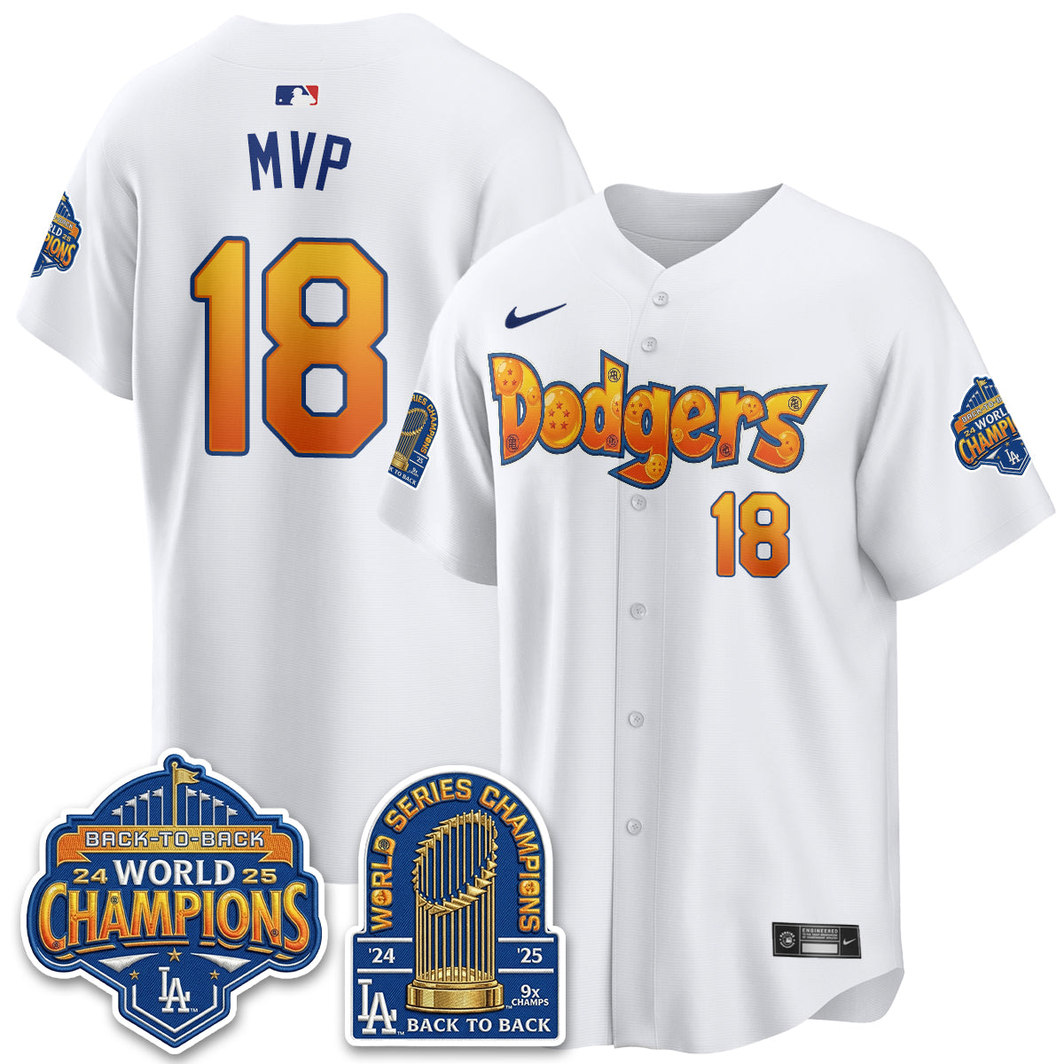 Los Angeles Dodgers x DB Night 2026 Vapor Jersey V2- Stitched