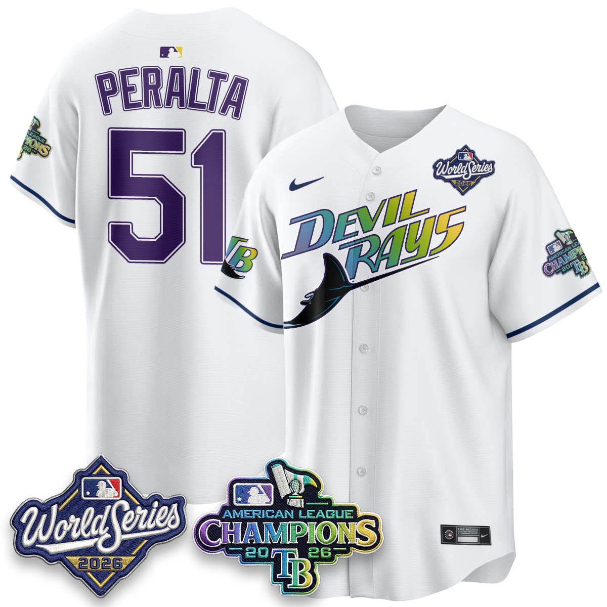 TB 2026 AL Champions Vapor Jersey - Stitched-NQD