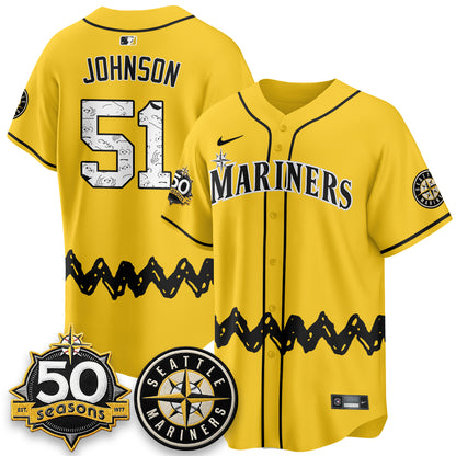 Seattle Mariners x P-Nuts Vapor Limited Jersey - Stitched