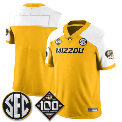 Missouri Tigers 100th Anniversary of Memorial Stadium Vapor Jersey - Stitched
