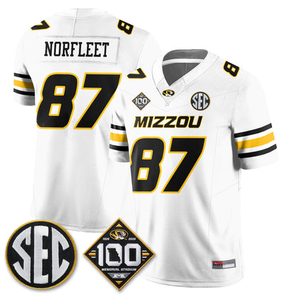 Missouri Tigers 100th Anniversary of Memorial Stadium Vapor Jersey - Stitched