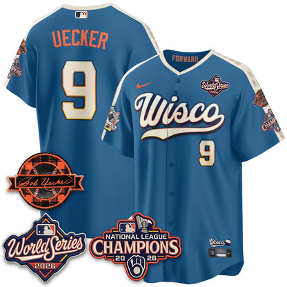 MIL 2026 NL Champions - Uecker Patch Vapor Jersey - Stitched -NQD (TT)