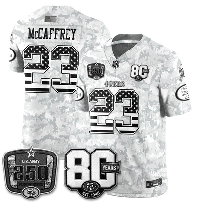 San Francisco 49ers 2026 Salute to Service Edition Vapor Jersey V2- Stitched-NQD